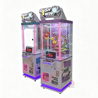 Mini Machine de Jeu de Défi 7 Secondes à Minuteur, Machine d'Arcade à Monnayeur à Fort Rendement, Distributeur de Jouets en Peluche à Gagner en Pressant sur le Bouton