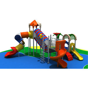 Toboggan et balançoire <span class=keywords><strong>de</strong></span> terrain <span class=keywords><strong>de</strong></span> jeu extérieur coloré pour enfants améliore les compétences d'équilibre renforce le courage et favorise l'apprentissage amusant actif - Product Image 3
