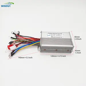 36V 48V 60V 1500W 45A Ebike Brushless DC Motor Universal Dual Mode Speed Controller For Electric Scooter Bicycle Repair Part