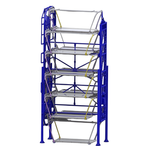 Sistema de Elevación Vertical Rotatorio Inteligente para Estacionamiento al Aire Libre con Diseño de Cocheras, Capacidad de Carga de 2500 kg, Motor de 2.2 kW, Acabado Pintado - Product Image 3