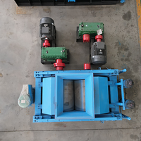 Concasseur hydraulique à double rouleau à faible bruit pour le concassage de dolomite, capacité de 30 à 300 t/h, longue durée de vie pour l'exploitation en carrière