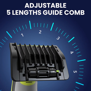 Peine guía <span class=keywords><strong>de</strong></span> <span class=keywords><strong>seguridad</strong></span> 5 en 1 para OneBlade, peine <span class=keywords><strong>de</strong></span> longitud ajustable para recortar barba y cabello, peine para corte <span class=keywords><strong>de</strong></span> cabello OneBlade, CE ROSH - Product Image 3