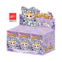 Tiktok Hot Selling Samuel Blind Box Samuel the Cool Monment of the Cats Plush Keychain Toys for Gifts