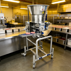 Máquina Automática para Hacer <span class=keywords><strong>Hamburguesas</strong></span> <span class=keywords><strong>de</strong></span> Pollo con Alta Productividad <span class=keywords><strong>de</strong></span> 35 Piezas/min para Restaurantes <span class=keywords><strong>de</strong></span> Comida Rápida - Product Image 1