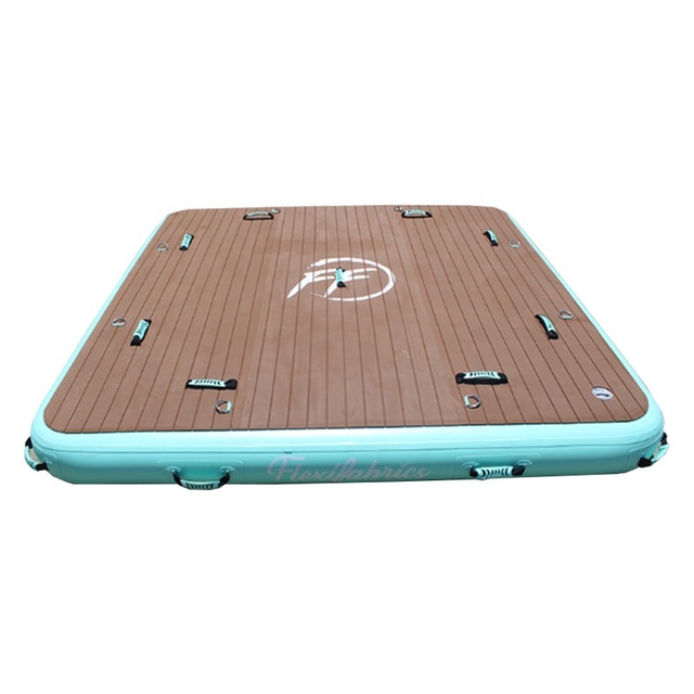 Drop Stitch Pad Floating Swim Platform Air Raft Yacht Jet Ski Dock Inflatable Platform