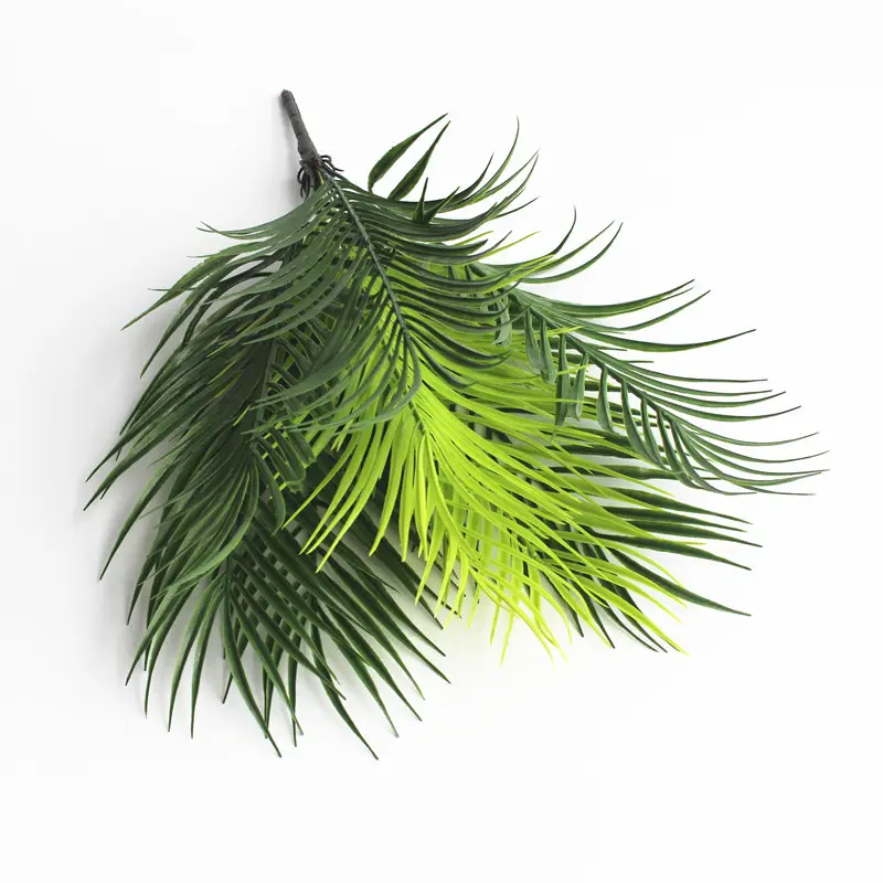 Kit decorativo di alta qualità Rama Vacia per interni rami di alberi economici boccole verdi Kit di foglie di palma artificiali