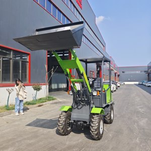 Hot Sale Mini <strong>Skid</strong> <strong>Steer</strong> <strong>Loader</strong> Electric Four Wheel Drive <strong>Loader</strong> Battery Power Fully Hydraulic System Home Use - Product Image 3
