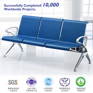 Silla de Espera Yijiahao con Reposabrazos Triangulares de Aleación de Aluminio y Asiento de PU para Uso en Exteriores, Hospitales, Escuelas y Aeropuertos - Product Image 5