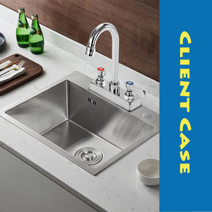 Válvula Mezcladora Industrial de Latón con Doble Manija para Cocina - Product Image 5