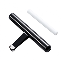 Diffuseur de parfum de voiture en acier inoxydable, style minimaliste et luxueux, ornement solide pour voiture, parfum longue durée, clip pour grille d'aération