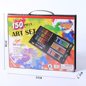 Ensemble de dessin artistique innovant de 160 pièces, crayons, pinceaux Prina, aquarelle, papeterie, cadeaux, achat en ligne - Product Image 5