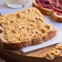 Pâte à tartiner au beurre de cacahuète naturel Linkz, croquante, savoureuse et crémeuse, goût noisette, qualité supérieure, bouteille de 340 g