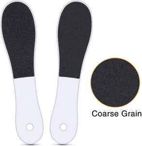 อุปกรณ์ทำเล็บเท้าราคาถูก ที่ขัดเท้าด้ามจับพลาสติกกันลื่น กระดาษทรายสองด้าน ขจัดหนังด้านเท้า เครื่องมือดูแลเท้า - Product Image 4