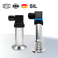 Transmisor de Presión de Diafragma a Ras de Nivel CE/SIL, Sanitario, con Conexión Tri-Clamp, Salida 4-20mA, Acero Inoxidable 316L, para Alimentos y Lácteos