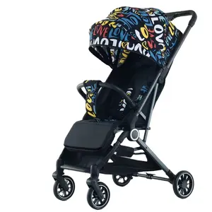 best price high standard new baby push car stroller luxury pram with adjustable sunshade canopy umbrella for 0-4 years old kids