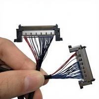 Kabel Komputer TV SHAN WEI LVDS Kustom 650MM PVC JAE FI-RE51S-HL Kabel Layar untuk Mesin Elektronik Kabel Harness Layar LCD