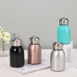 Graziosa bottiglia d'acqua 304 <span class=keywords><strong>acciaio</strong></span> inossidabile nuovo stile Mini piccola forma grassa grande ventre tazza bottiglia sottovuoto portatile - Product Image 6