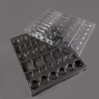 Inserto in Plastica Personalizzato per Scatola di Cioccolatini, Confezione in Cartone con Coperchio e Finestra