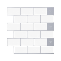 Giá Rẻ DIY Trang Trí Nội Thất Ý Tưởng Với Dính Mosaic Sticker Trang Trí Tàu Điện Ngầm Màu Trắng Backsplash