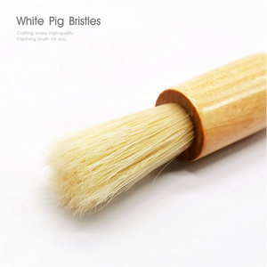 Pennello da Cucina in Legno di Faggio con Manico Verniciato da 180 mm, Setole di Cinghiale, <span class=keywords><strong>per</strong></span> Pasticceria, <span class=keywords><strong>Barbecue</strong></span>, Olio e Caffè - Product Image 5