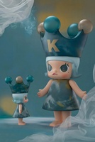 POPMART MEGA ROYAL MOLLY 400% DIDI-TO LOVE Оригинальная аниме-фигурка, коллекционная кукла для дома, загадочная коробка-сюрприз, подарок