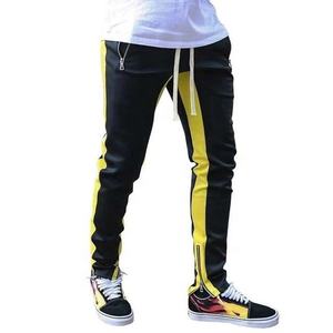 Pantalones Jogger Apilados de Verano para Hombre, Cintura Media, Clásicos Acampanados, Vaqueros Fruncidos, Casuales, 100% Algodón, Leggings Cortavientos con Bolsillos - Product Image 4