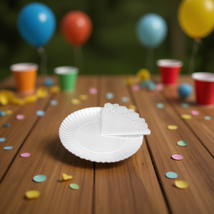 Disposable Paper Plates 23 Cm 2 Pcs Eco Friendly Recyclable For Parties - Product Image 2