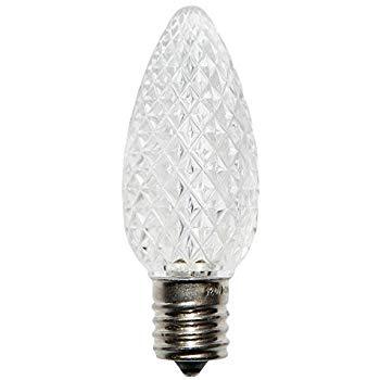 Listed Wider Lighting C9 LED Faceted Bulbs E17 Base Christmas Candle Lights for Hotel Application