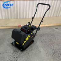 Compacteur à plaque vibrante robuste 18 kN HT100 avec moteur Loncin GX160 pour le compactage des chaussées