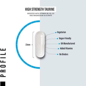Cápsulas de Taurina Dietética de Marca Privada OEM 1500mg, Suplemento de Vitaminas D y B3 para Adultos - Product Image 2