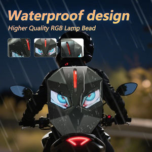 กระเป๋าเป้สะพายหลังสำหรับมอเตอร์ไซค์ พร้อมหน้าจอ LED สีสันสดใสแบบ DIY  กระเป๋าใส่หมวกกันน็อคแบบเปลือกแข็งกันน้ำ  กระเป๋าเป้สะพายหลังสำหรับใส่แล็ปท็อป - Product Image 5