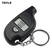 Mini manomètre numérique LCD pour pneus, porte-clés, 2-150 PSI, testeur de pression des pneus de voiture, outil pour voiture, moto