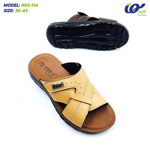802-114 Sandalias de PU para hombre del fabricante tailandés Sandalias cómodas deslizantes Premium con soporte de arco para caminar diariamente - Product Image 5