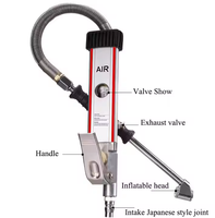 Manomètre de pression des pneus en alliage d'aluminium mécanique avancé, mécanisme de précision, conception résistante aux chocs, précision de 5%, 160 PSI max pour