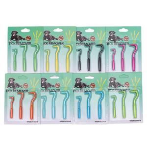 Herramienta para eliminar pulgas y <span class=keywords><strong>garrapatas</strong></span> de mascotas, <span class=keywords><strong>gancho</strong></span> de aseo para gatos y perros - Product Image 1