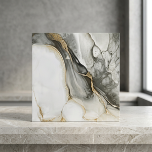 Carreaux de sol en céramique antidérapants marron cuivre 40x40cm, carreaux de sol en porcelaine émaillée pour salle de bain intérieure - Product Image 6