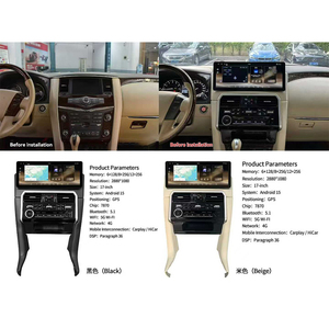 Radio Estéreo para Auto ZWNAV para Nissan Patrol Y62 Infiniti QX80 QX56 <span class=keywords><strong>Amanda</strong></span> 2010-2025 con Unidad Principal de Navegación GPS y Carplay - Product Image 2