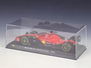 Modèle de voiture miniature de haute qualité 1:24 2023 SF1 16 Charles Leclerc <span class=keywords><strong>55</strong></span> Carlos Sainz, modèle de voiture en alliage de simulation avec casque - Product Image 6