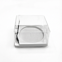 Boîte d'emballage transparente en plastique PET pour desserts et biscuits, boîte rectangulaire