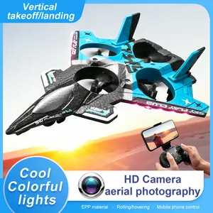 Paisible EPP Foam RC Airplane Plane T YL S83 Plane With 480P 4K Camera LED Light Remote Control Drone Aircraft