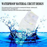 T10 W5W Cerámica 3D LED Cuña impermeable Luces de matrícula WY5W Lámpara lateral de giro Luz de techo de lectura de coche Bombilla de estacionamiento automático