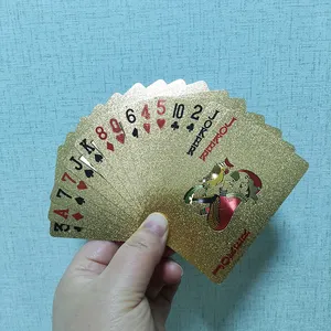 支持定制批发低价中国供应商防水防水PVC塑料材料扑克牌扑克牌