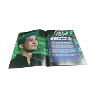 Impression de brochures sur mesure en format A4, reliées à la piqûre, papier couché