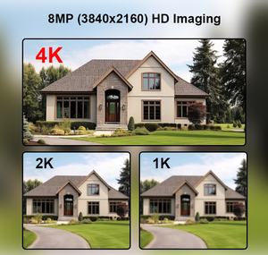 Kit de cámara bala <span class=keywords><strong>CCTV</strong></span> de 4 canales con visión nocturna Audio bidireccional HDD NVR Opciones de almacenamiento de datos Uso al aire libre Soporte OEM personalizable - Product Image 4