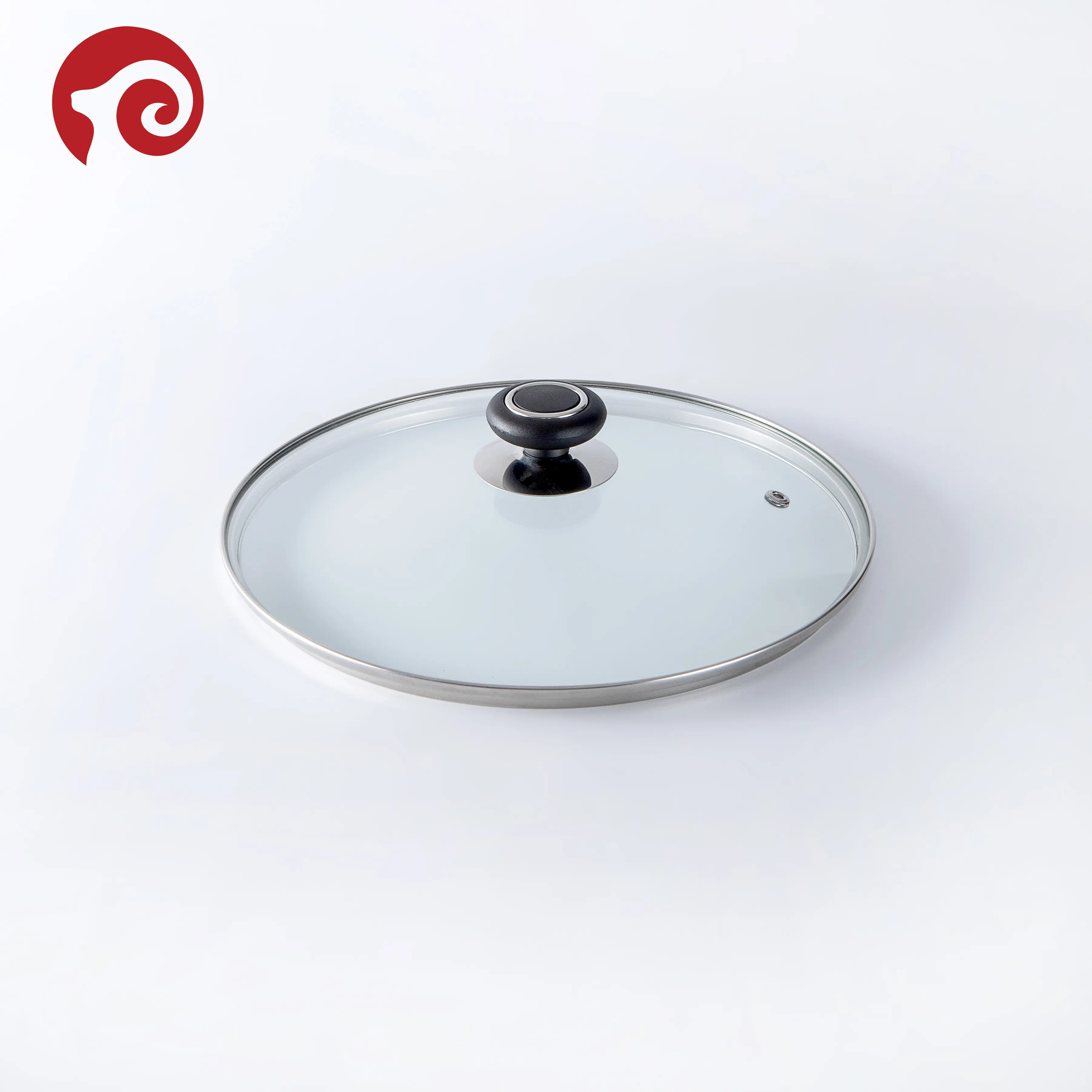 Cookware Parts Manufacturer High Quality Clear Color Cookware Parts Tempered Glass Lid With Stainless Steel Rim