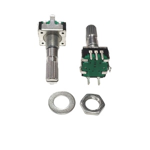 Encoder Incremental de Alta Calidad Fanrui PEC12 con Eje Metálico Plano y Eje Moleteado, Interruptor EC12, Señal de Pulso Enchufable para Audio - Product Image 3