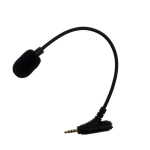 Microphone de <span class=keywords><strong>casque</strong></span> de jeu Lavalier à col de cygne en gros pour l'enregistrement de conférence de bureau pour l'enregistrement de vidéoconférence de jeu - Product Image 2