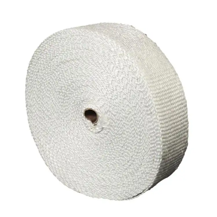 Rollo de cinta de fibra de vidrio texturizada, 1,5mm/2mm/3mm, aislamiento de alta temperatura y resistente al calor, gran oferta, T134