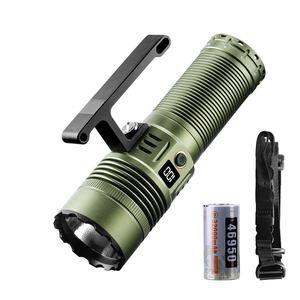 Lampe torche LED WOSEN 15000lm super lumineuse, portée de 1000m, batterie massive de 32000mAh, rechargeable par USB-C, lampe de recherche tactique - Product Image 1