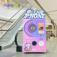 Funkyplay 3D impreso estación de tren caja del teléfono móvil máquina expendedora automática con función SDK
